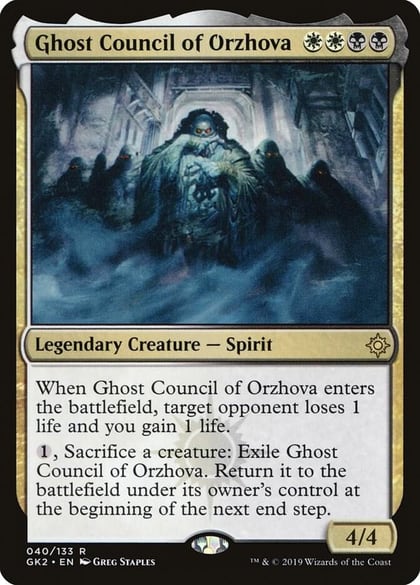 Ghost Council of Orzhova, Ravnica Allegiance: Guild Kits 40