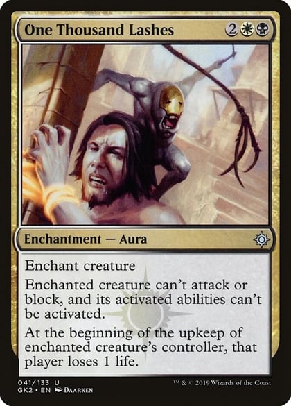 One Thousand Lashes, Ravnica Allegiance: Guild Kits 41