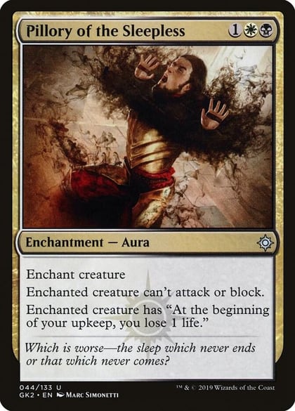 Pillory of the Sleepless, Ravnica Allegiance: Guild Kits 44