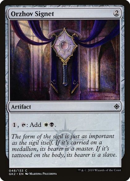 Orzhov Signet, Ravnica Allegiance: Guild Kits 48