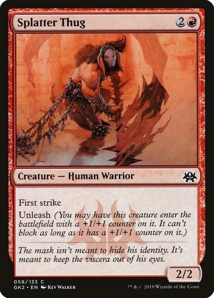 Splatter Thug, Ravnica Allegiance: Guild Kits 58