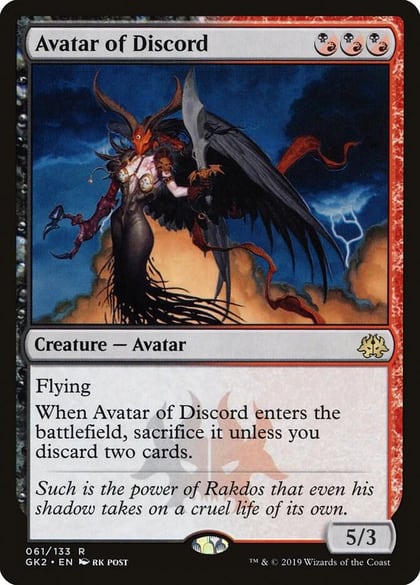 Avatar of Discord, Ravnica Allegiance: Guild Kits 61