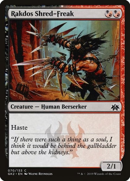 Rakdos Shred-Freak, Ravnica Allegiance: Guild Kits 70