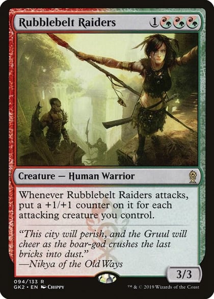 Rubblebelt Raiders, Ravnica Allegiance: Guild Kits 94