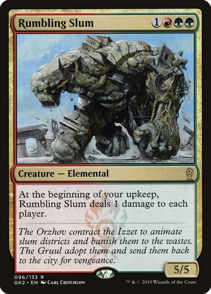 Rumbling Slum, Ravnica Allegiance: Guild Kits 96