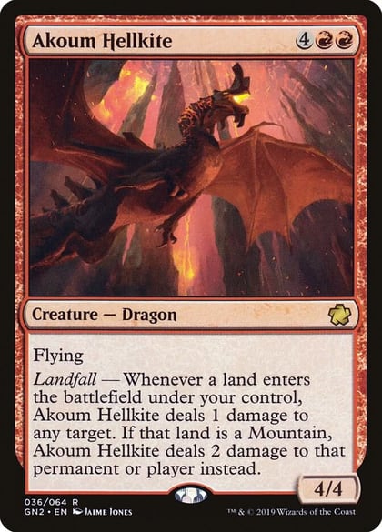 Akoum Hellkite, Magic Game Night 2019 36