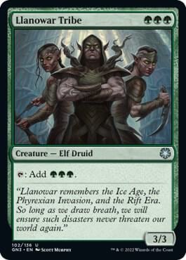 Llanowar Tribe, Magic Game Night: Free-For-All 102