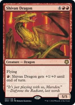 Shivan Dragon, Magic Game Night: Free-For-All 87