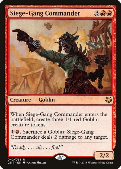 Siege-Gang Commander, Magic Game Night 42