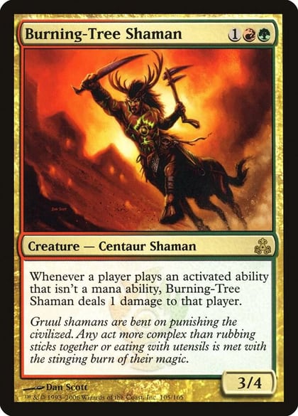 Burning-Tree Shaman, Guildpact 105