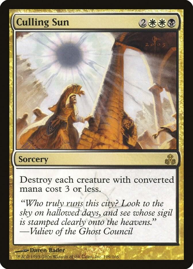 Culling Sun, Guildpact 109
