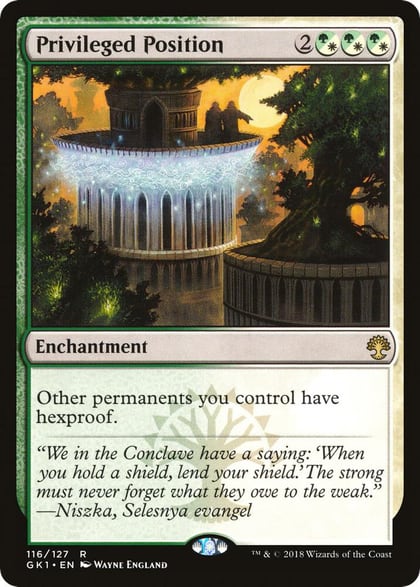 Privileged Position, Guilds of Ravnica: Guild Kits 116