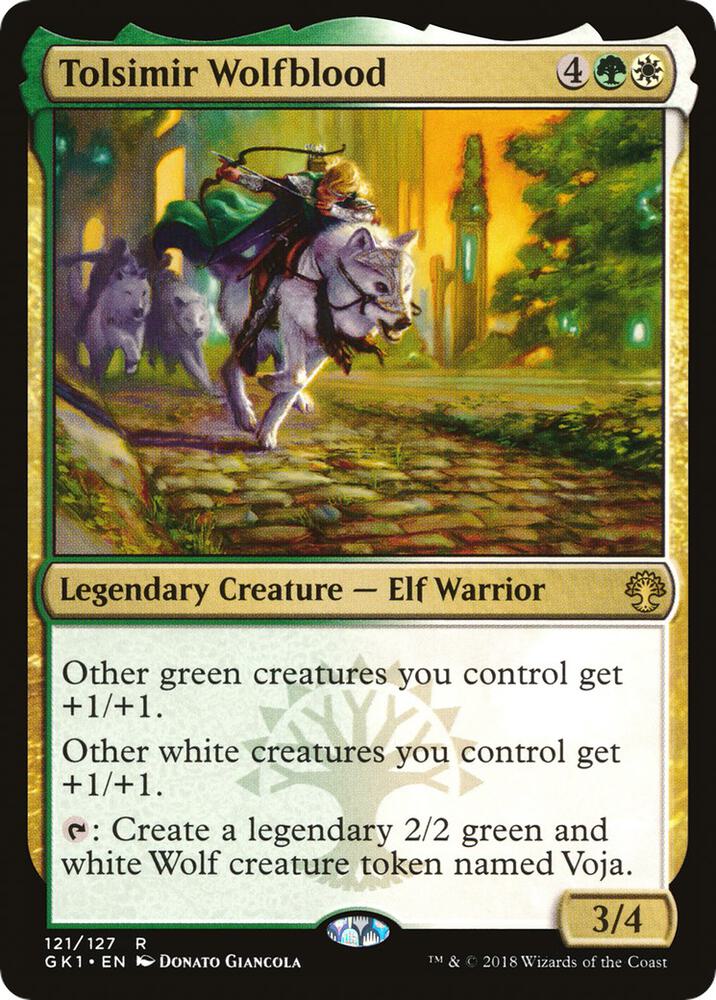 Tolsimir Wolfblood, Guilds of Ravnica: Guild Kits 121