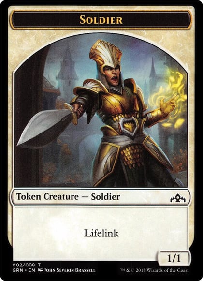 Soldier (002) // Goblin Token, Guilds of Ravnica: Guild Kits 2 // 4