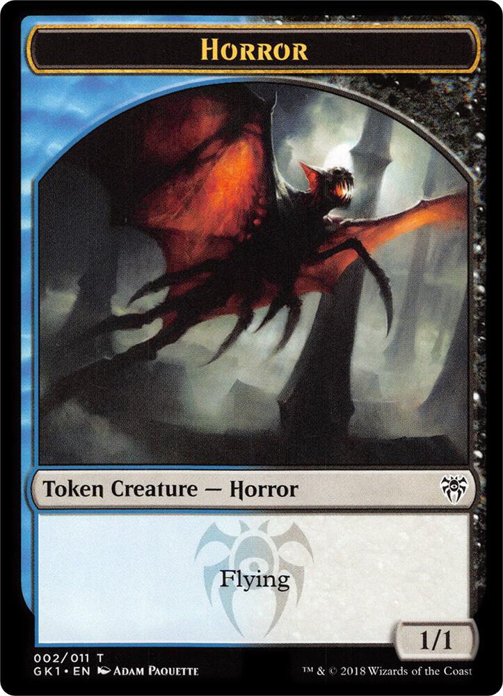 Horror // Copy Double-Sided Token, Guilds of Ravnica: Guild Kits 2 // 1