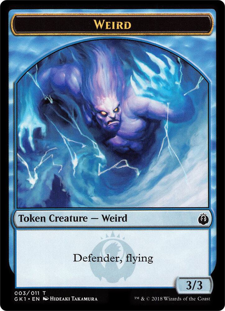 Weird // Goblin Double-Sided Token, Guilds of Ravnica: Guild Kits 3 // 4
