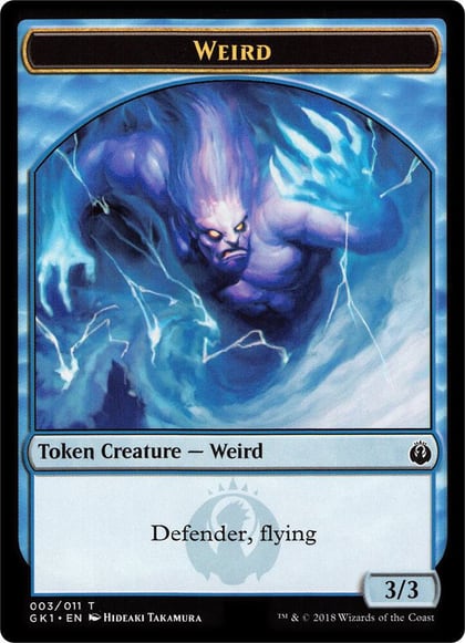 Weird // Goblin Double-Sided Token, Guilds of Ravnica: Guild Kits 3 // 4