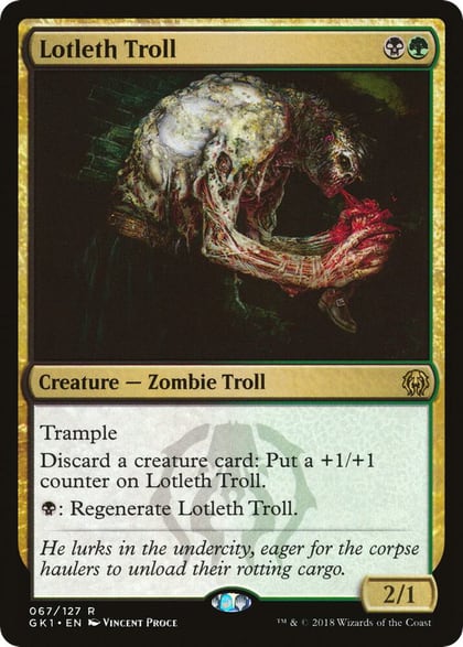 Lotleth Troll, Guilds of Ravnica: Guild Kits 67