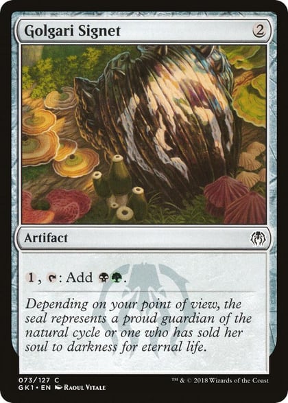 Golgari Signet, Guilds of Ravnica: Guild Kits 73