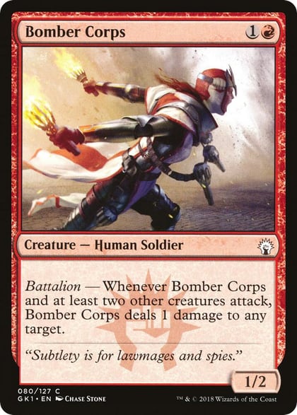 Bomber Corps, Guilds of Ravnica: Guild Kits 80