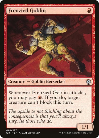 Frenzied Goblin, Guilds of Ravnica: Guild Kits 81