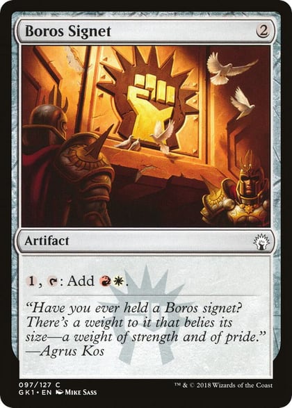 Boros Signet, Guilds of Ravnica: Guild Kits 97