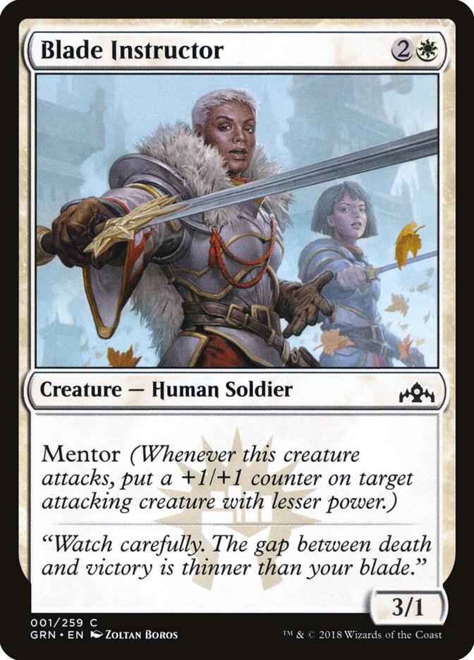 Blade Instructor, Guilds of Ravnica 1