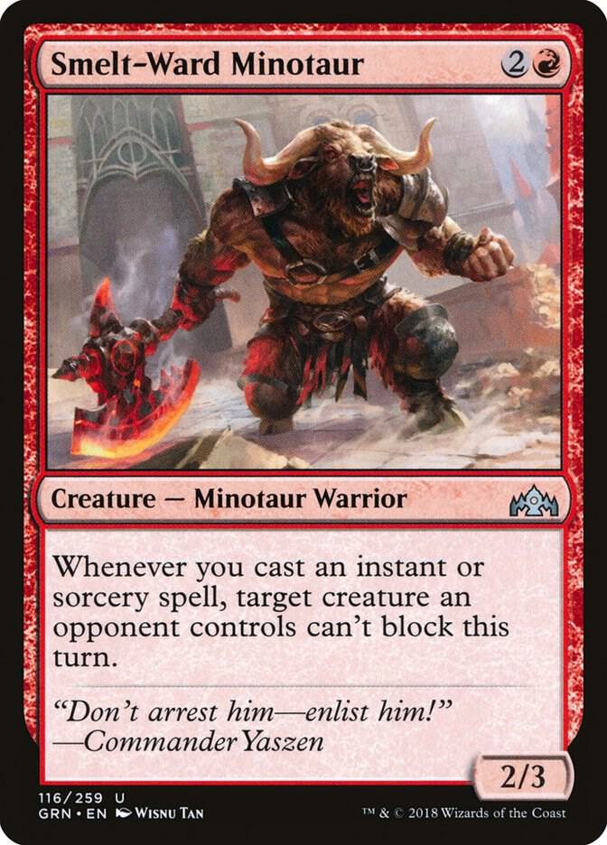Smelt-Ward Minotaur, Guilds of Ravnica 116