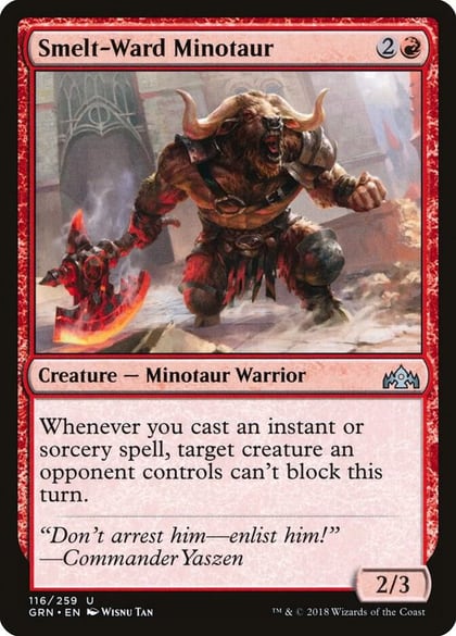 Smelt-Ward Minotaur, Guilds of Ravnica 116