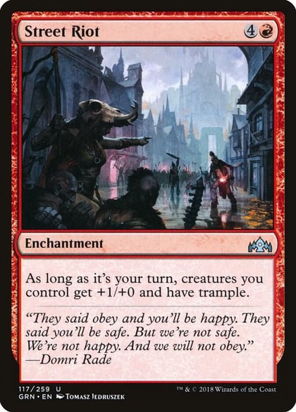 Street Riot, Guilds of Ravnica 117