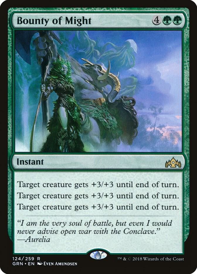 Bounty of Might, Guilds of Ravnica 124