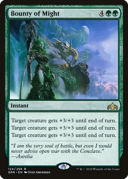 Bounty of Might, Guilds of Ravnica 124