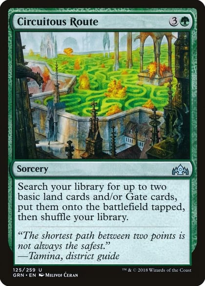 Circuitous Route, Guilds of Ravnica 125