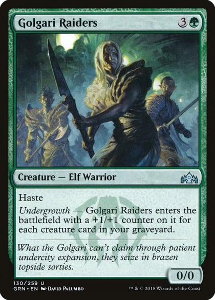 Golgari Raiders, Guilds of Ravnica 130