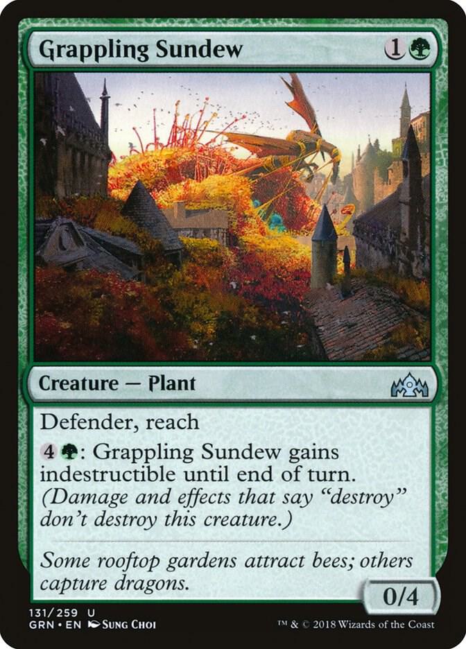 Grappling Sundew, Guilds of Ravnica 131