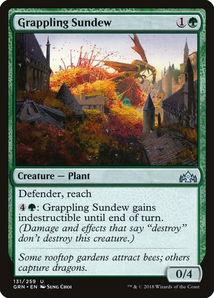 Grappling Sundew, Guilds of Ravnica 131