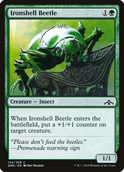 Ironshell Beetle, Guilds of Ravnica 134