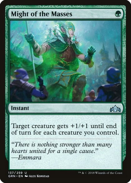 Might of the Masses, Guilds of Ravnica 137