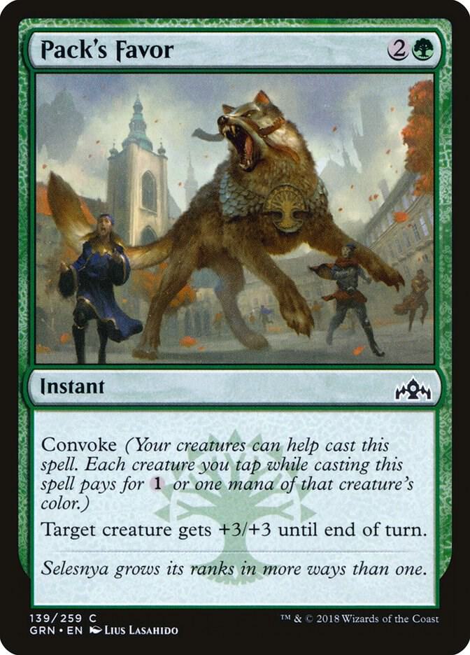 Pack's Favor, Guilds of Ravnica 139