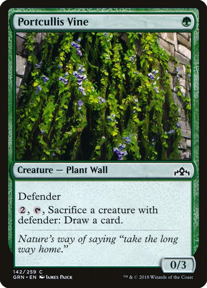 Portcullis Vine, Guilds of Ravnica 142