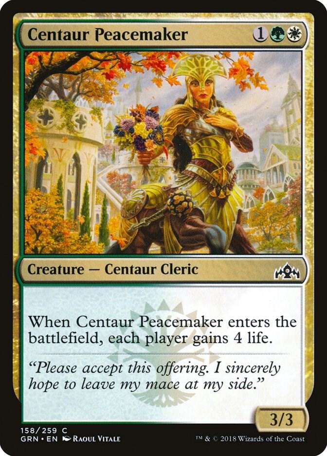 Centaur Peacemaker, Guilds of Ravnica 158