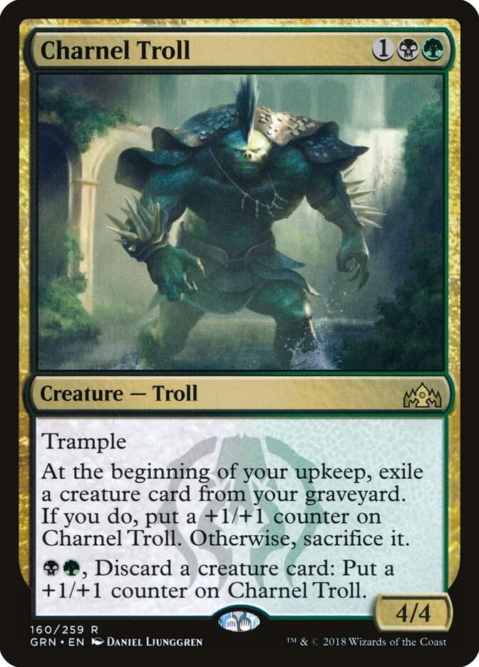 Charnel Troll, Guilds of Ravnica 160