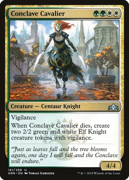 Conclave Cavalier, Guilds of Ravnica 161