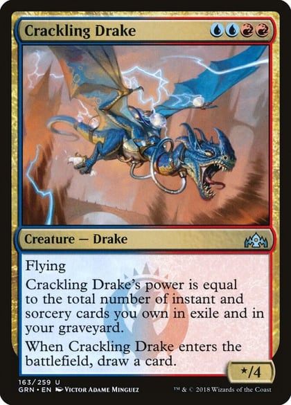 Crackling Drake, Guilds of Ravnica 163
