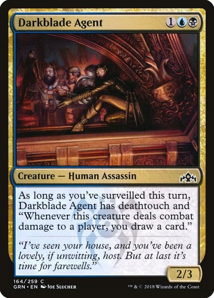 Darkblade Agent, Guilds of Ravnica 164