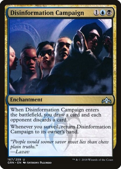 Disinformation Campaign, Guilds of Ravnica 167