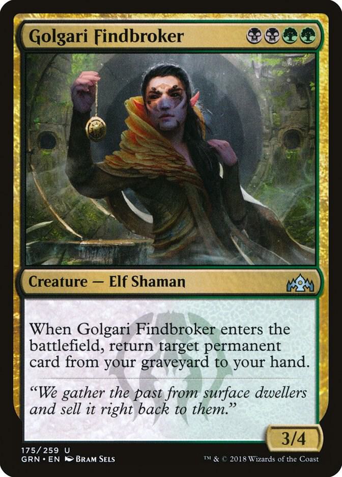 Golgari Findbroker, Guilds of Ravnica 175