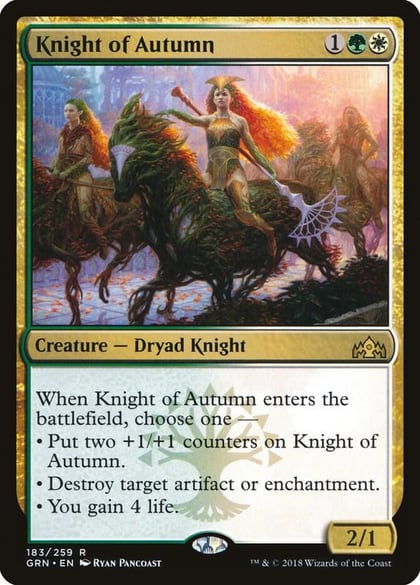 Knight of Autumn, Guilds of Ravnica 183