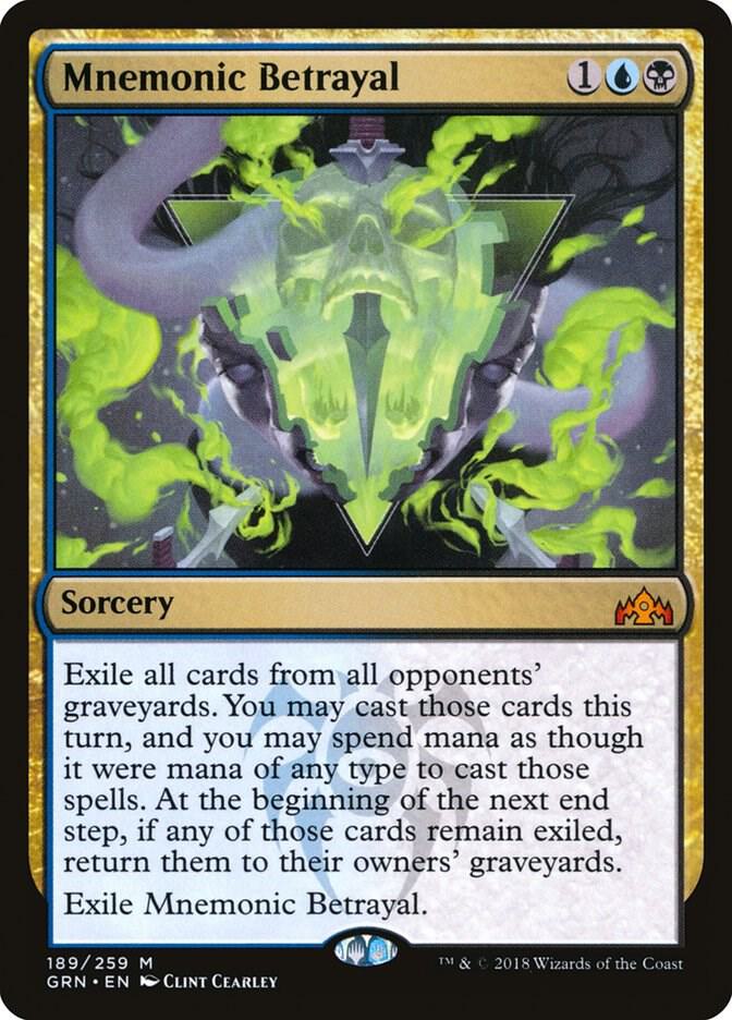 Mnemonic Betrayal, Guilds of Ravnica 189