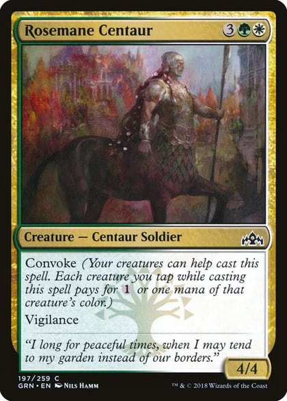 Rosemane Centaur, Guilds of Ravnica 197
